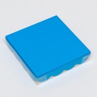 Коробка для печенья, голубая, 15 х 15 х 3 см - Фото 4