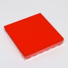 Коробочка для печенья, красная, 18 х 18 х 3 см - Фото 3