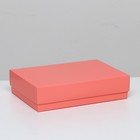 Коробка складная, розовая, 21 х 15 х 5 см - фото 320081300