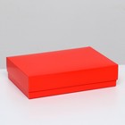 Коробка складная, красная, 21 х 15 х 5 см - фото 320081308