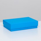 Коробка складная, голубая, 21 х 15 х 5 см - фото 2269698