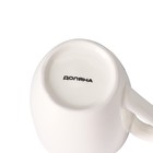 Кружка фарфоровая Доляна «Привет, снеговик!», 300 мл, цвет белый - фото 25566419