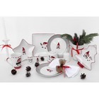 Кружка фарфоровая Доляна «Праздничный переполох. Гном Том», 340 мл, цвет белый - Фото 4