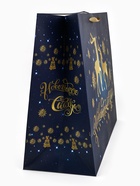 Пакет подарочный новогодний ламинированный горизонтальный «Олени», 49×40×19 см - Фото 4