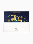 Пакет подарочный новогодний ламинированный горизонтальный «Олени», 49×40×19 см - Фото 5