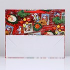 Пакет подарочный ламинированный новогодний «С Новым годом», 49×40×19 см - Фото 4