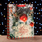 Пакет подарочный новогодний ламинированный вертикальный «Уютного праздника!», 33×42×10 см - Фото 4