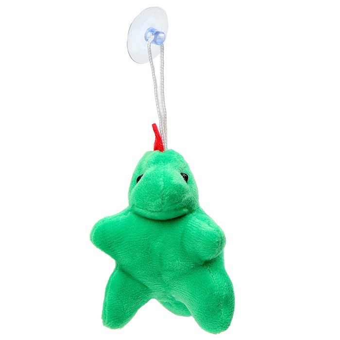 Мягкая игрушка «Динозаврик» на присоске, 11 см, цвет МИКС - Фото 1