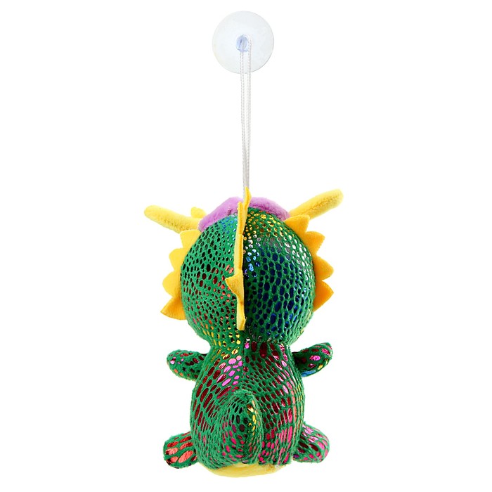 Мягкая игрушка "Дракоша" на присоске, 12 см, цвет микс
