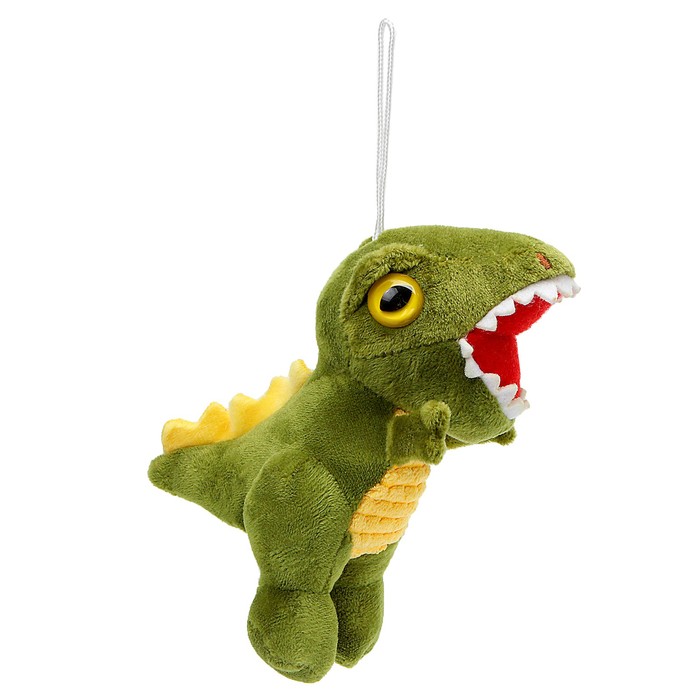 Мягкая игрушка «Динозавр» на подвесе, 14 см, цвет МИКС - фото 1926813637