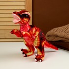 Мягкая игрушка «Динозавр», 32 см, цвет красный - фото 739563