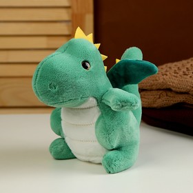 Мягкая игрушка "Дракончик", 19 см, цвет зеленый