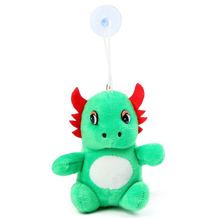 Мягкая игрушка «Динозаврик» на присоске, 10 см, цвет МИКС - Фото 1