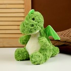 Мягкая игрушка «Дракон», 23 см, цвет зелёный (комплект 2 шт) - фото 38293348
