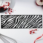 Трафарет для торта «Зебра», 32×10 см - Фото 2