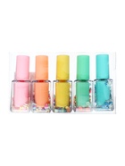 Набор маркеров-текстовыделителей Calligrata «Лак для ногтей», 5 цветов, скошенный наконечник, узел 5 мм - Фото 6