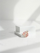 Брошь «Божья коровка», красно-белая в золоте - Фото 7