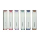 Набор маркеров-текстовыделителей МИНИ 6 цветов, Пастель - Фото 1