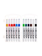 Набор маркеров акриловых 12 цветов, круглый наконечник, для любой поверхности - Фото 3