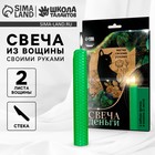 Свеча своими руками. Набор для создания магической свечки из вощины «Привлечения денег» - Фото 1