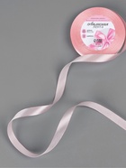 Лента атласная, 12 мм, 23±1 м, розовая №277 - Фото 2