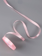 Лента атласная, 12 мм, 23±1 м, розовая №277 - Фото 3