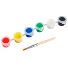 Ёлочные шары под раскраску на новый год «Маша и Медведь», d=5.5 см, 2 шт, краски, набор для творчества - Фото 4