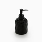 Дозатор для жидкого мыла, черный, 350 мл. - Фото 3
