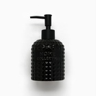 Дозатор для жидкого мыла, черный, 350 мл. - Фото 5