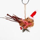 Декоративная подвеска «Птичка в новогоднем колпаке» 15 × 6 × 13 см - Фото 2