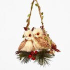 Декоративная подвеска «Совы на веточке» 7 × 22,5 × 22 см - Фото 2