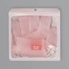 Силиконовые перчатки для косметических процедур, многоразовые, 20 см, размер универсальный, цвет розовый - Фото 3
