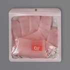 Силиконовые перчатки для косметических процедур, многоразовые, 20 см, размер универсальный, цвет розовый - Фото 4