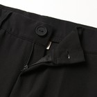 Брюки для мальчика MINAKU: School Collection, чёрные, рост 152 см - фото 27062582