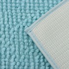 Коврик для дома Доляна «Букли», 40×60 см, голубой - Фото 5