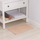 Коврик для дома Доляна «Букли», 40×60 см, бежевый - Фото 2