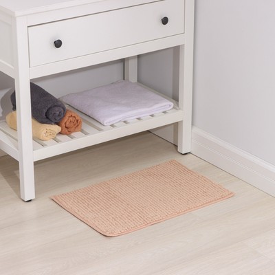 Коврик для дома Доляна «Букли», 40×60 см, бежевый