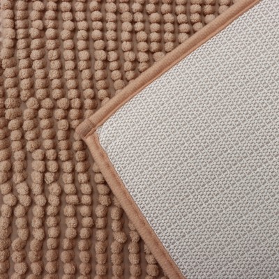 Коврик для дома Доляна «Букли», 40×60 см, бежевый