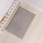 Коврик для дома Доляна «Букли», 40×60 см, светло-серый - Фото 6