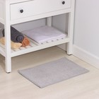 Коврик для дома Доляна «Букли», 40×60 см, светло-серый - Фото 7