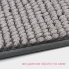 Коврик для дома Доляна «Букли», 40×60 см, светло-серый - Фото 4