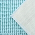 Коврик для дома Доляна «Букли», 50×80 см, голубой - Фото 5