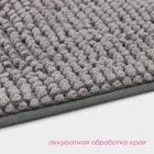 Коврик для дома Доляна «Букли», 50×80 см, светло-серый - Фото 4
