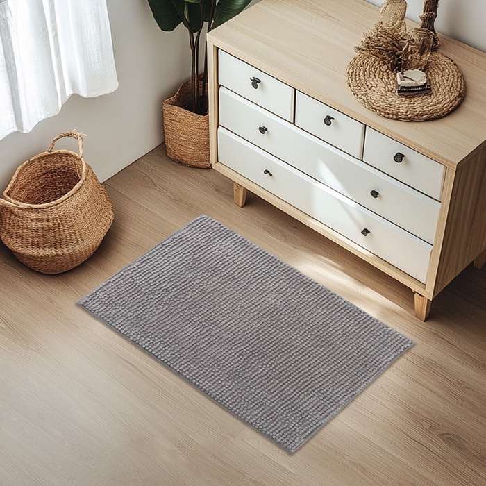 Коврик для дома Доляна «Букли», 50×80 см, светло-серый - Фото 1