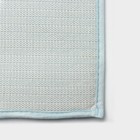 Набор ковриков для ванной и туалета Доляна «Букли», 2 шт, 40×50 см, 50×80 см, цвет голубой - Фото 4