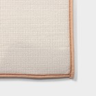 Коврики для ванны и туалета Доляна «Букли», 2 шт., 40×50, 50×80 см, бежевые - Фото 5