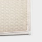 Коврики для ванной и туалета Доляна «Букли», 2 шт., 40×50, 50×80 см, молочные - Фото 5