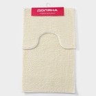 Коврики для ванной и туалета Доляна «Букли», 2 шт., 40×50, 50×80 см, молочные - Фото 6