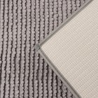 Набор ковриков для ванной и туалета Доляна «Букли», 2 шт, 40×50, 50×80 см, цвет серый - Фото 5