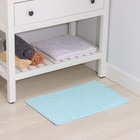 Коврик для дома Доляна «Букли длинные», 40×60 см, голубой - Фото 8